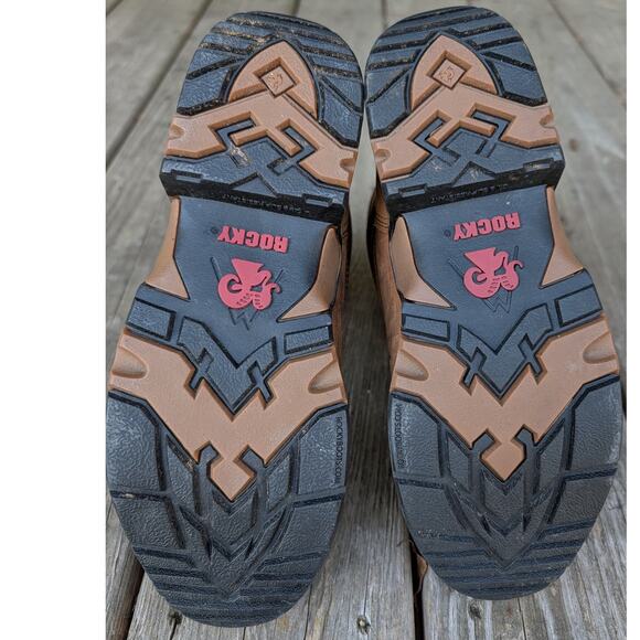 Rocky Aztec Women's 8 Composite Toe Waterproof Lace-up Work Boot 6” RKK0138 - Picture 6 of 11